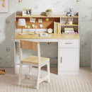 Kids Study Desk and Chair Set Student Table and Chair by LJGDeals