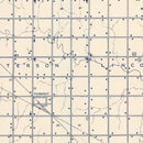 Vintage Map of Garfield County, Oklahoma 1936