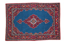 3.5x5.5 Vintage Fine Kashan Rug