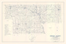 Vintage Map of Garvin County, Oklahoma 1936