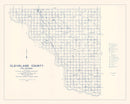 Vintage Map of Cleveland County, Oklahoma 1936