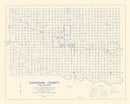 Vintage Map of Canadian County, Oklahoma 1936