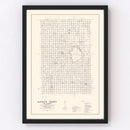 Vintage Map of Alfalfa County, Oklahoma 1936