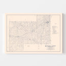 Vintage Map of Beckham County, Oklahoma 1936