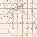 Vintage Map of Beckham County, Oklahoma 1936