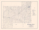 Vintage Map of Beckham County, Oklahoma 1936