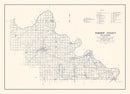 Vintage Map of Pawnee County, Oklahoma 1936