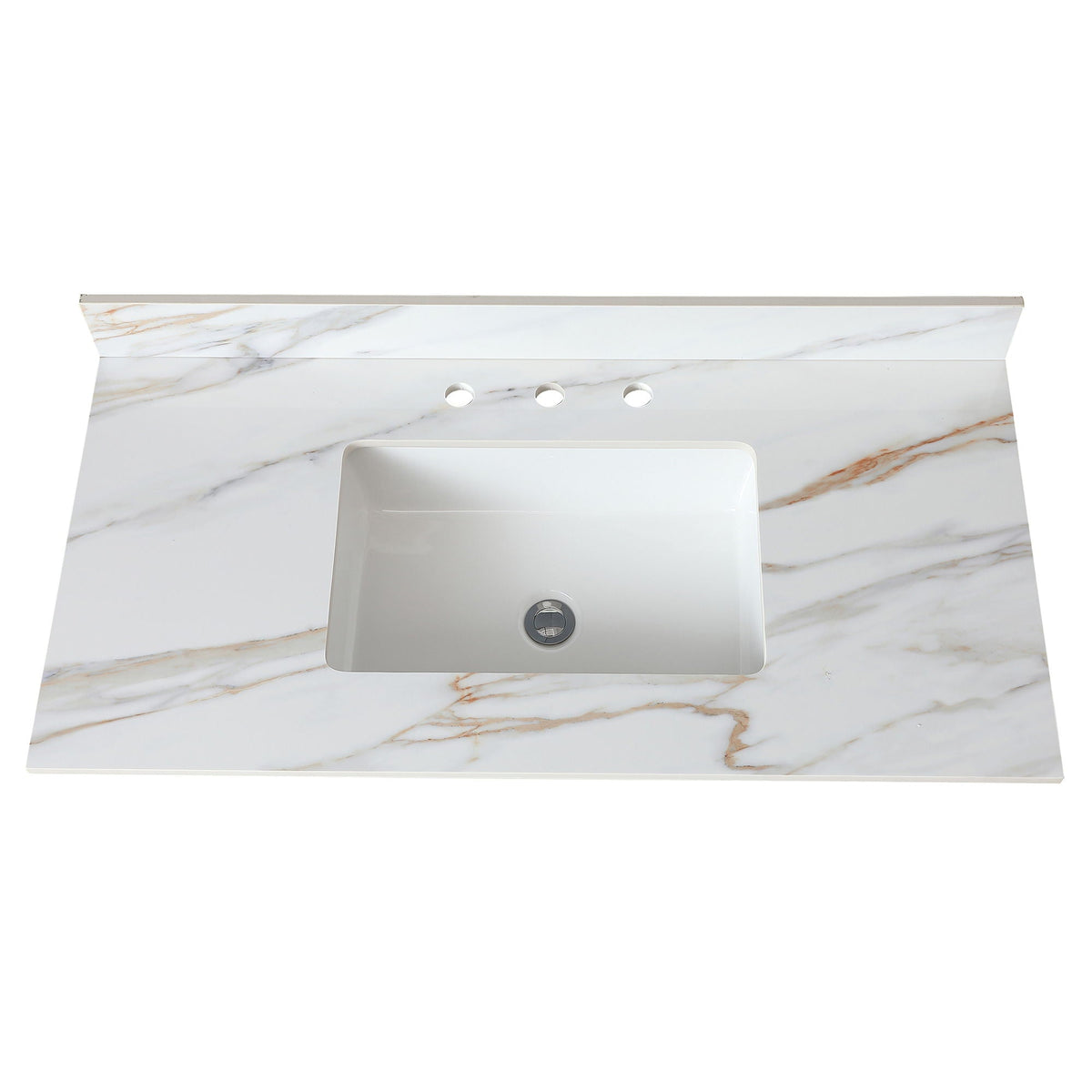 Vanity Top With Undermount Sink And Backsplash, Sintered Stone, photo 7 of 40