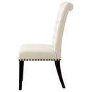 Button Tufted Side Chairs (Set of 2) - Beige by HouseOfZazla