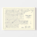 Vintage Map of Noble County, Oklahoma 1936