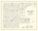 Vintage Map of Noble County, Oklahoma 1936