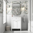 Bathroom Vanity With 2 Doors And Tip Out Drawer, Soft Closing Hinges by Unique Piece Furniture