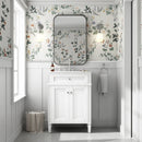 Bathroom Vanity With 2 Doors And Tip Out Drawer, Soft Closing Hinges by Unique Piece Furniture