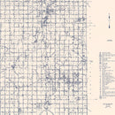 Vintage Map of Pottawatomie County, Oklahoma 1936