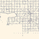 Vintage Map of Kiowa County, Oklahoma 1936
