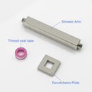 Premium 8" Ceiling Mounted Shower Arm With Flange