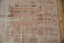 3x6.5 Vintage Distressed Fragment Oushak Rug Runner