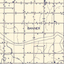 Vintage Map of Kingfisher County, Oklahoma 1936