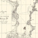 Vintage Coal Harbor Map 1867