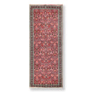 3’3"x9’9" Runner Rose, Ivory Hand Knotted 200 KPSI Kashmir Silk Traditional Oriental Area Rug