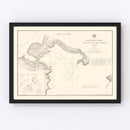 Vintage Granit Cove, Port Althorp, AK Map 1894