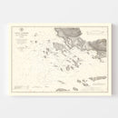 Vintage Sitka Harbor Map 1881