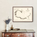 Vintage Kyska Harbor Map 1875