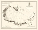 Vintage Kyska Harbor Map 1875
