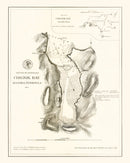 Vintage Map of Anchorage, Alaska 1875