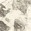 Vintage Iliuliuk Harbor, Unalashka Map 1875