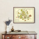 Vintage Map of Anderson, Indiana 1891