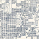 Vintage Map of Columbus, Indiana 1930