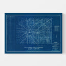 Vintage Map of Allen County, Indiana 1936