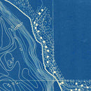 Vintage Big Long Lake, IN Map 1925