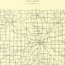 Vintage Map of Boone County, Indiana 1911