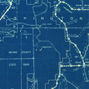 Vintage Map of Brown County, Indiana 1936