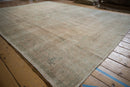 7x9.5 Vintage Distressed Oushak Carpet