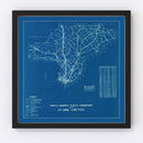 Vintage Map of Clark County, Indiana 1936