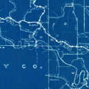 Vintage Map of Crawford County, Indiana 1936