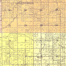Vintage Map of Daviess County, Indiana 1905