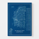 Vintage Map of Daviess County, Indiana 1936