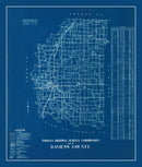 Vintage Map of Daviess County, Indiana 1936