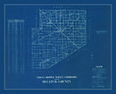 Vintage Map of Decatur County, Indiana 1936