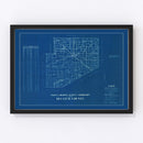 Vintage Map of Decatur County, Indiana 1936