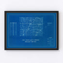 Vintage Map of DeKalb County, Indiana 1936
