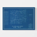 Vintage Map of Dubois County, Indiana 1936