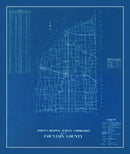 Vintage Map of Fountain County, Indiana 1936
