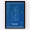 Vintage Map of Fountain County, Indiana 1936