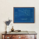 Vintage Map of Franklin County, Indiana 1936