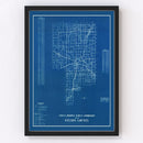 Vintage Map of Fulton County, Indiana 1936